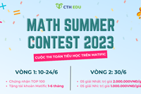 Thử sức đua tài với cuộc thi Toán Tiểu học Math Summer Contest 2023
